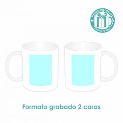 Taza personalizada a 2 caras