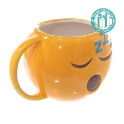 Taza original emoticono dormido