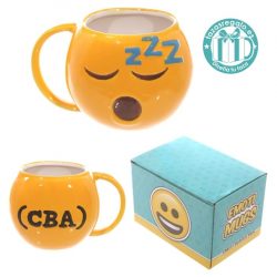 Taza original emoticono dormido