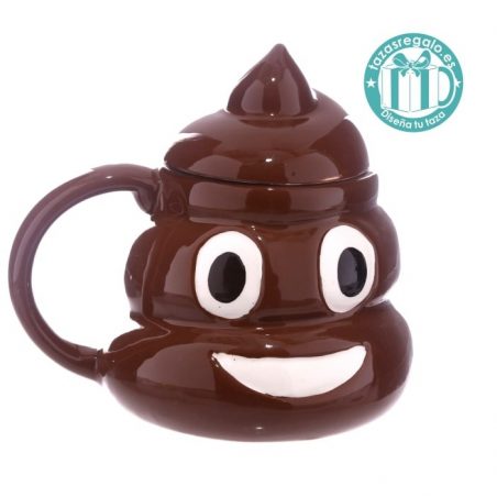 Taza original emoticono caca