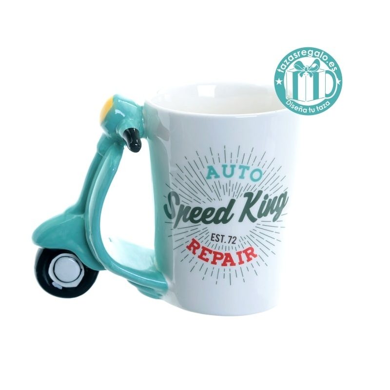 Taza original asa forma moto Taza original asa forma moto