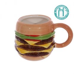 Taza original en forma de hamburguesa