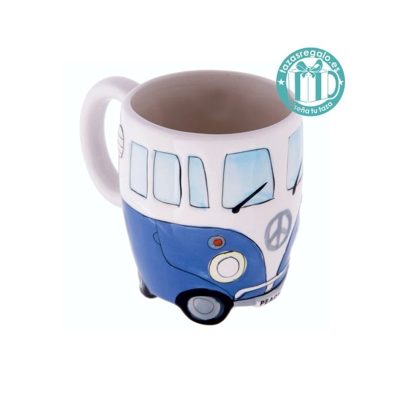 Taza original furgoneta california azul Taza original furgoneta california azul