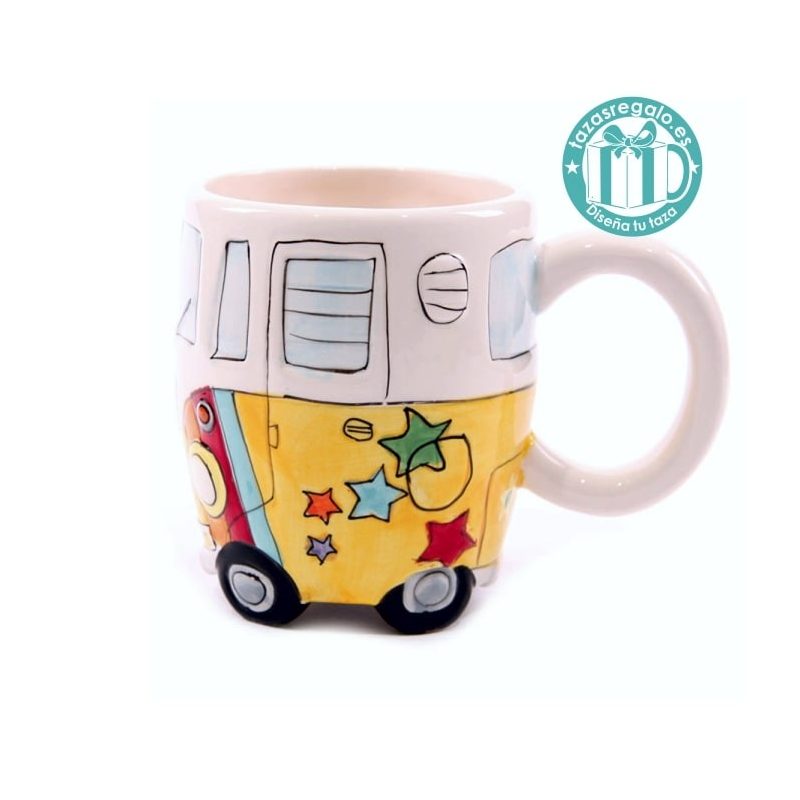 Taza original furgoneta hippie Taza original furgoneta hippie