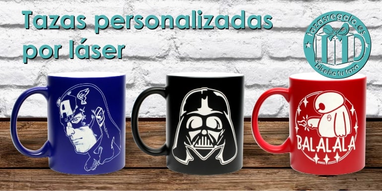 Tazas personalizadas con el diseño que necesites.